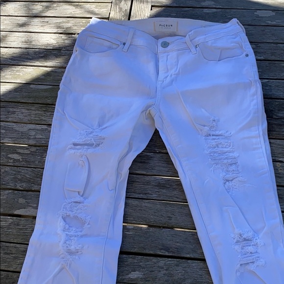 NWOT Low-Rise White PacSun Jeans - Picture 6 of 9